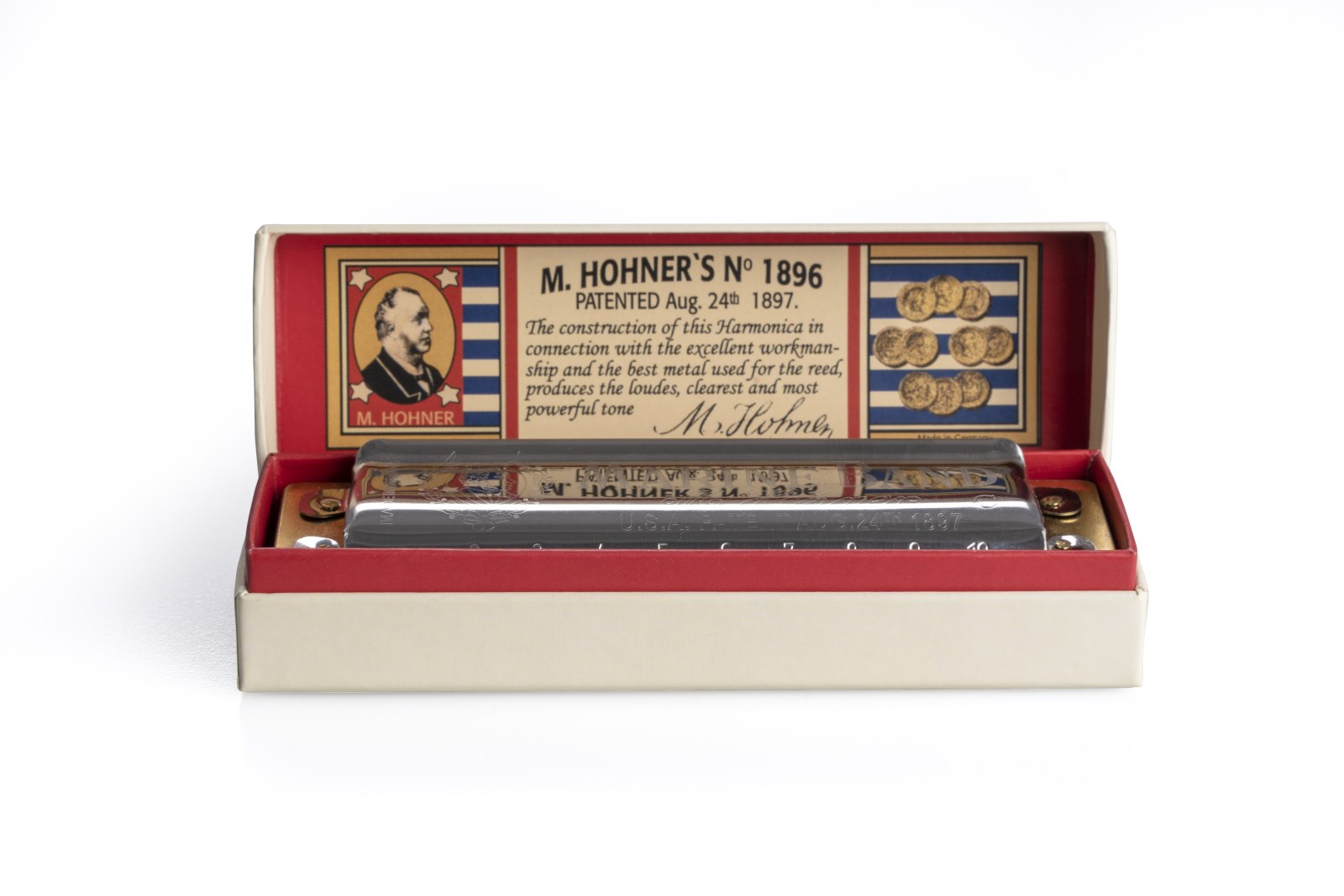 HOHNER Marine Band 125th Anniversary 1896 Diyatonik Mızıka C Ton
