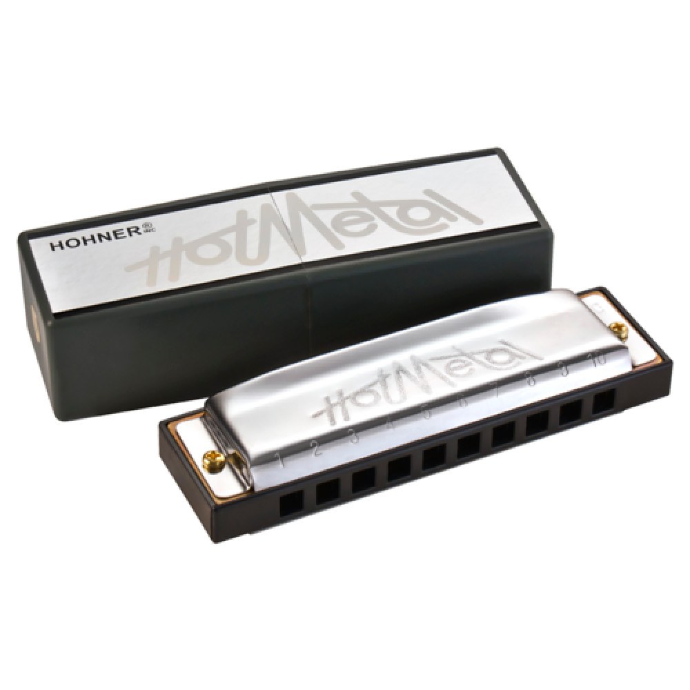 Диатоническая губная гармошка Hohner Hot Metal, C, 10 отверстий