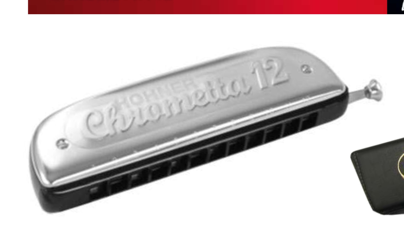 Hohner Chrometta 12 Kromatik Mızıka C Ton 12 Delik