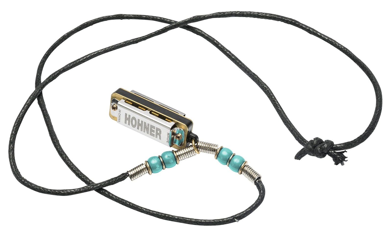 Hohner Mini Harmonica Necklace Açık Mavi Mini Mızıka Kolye