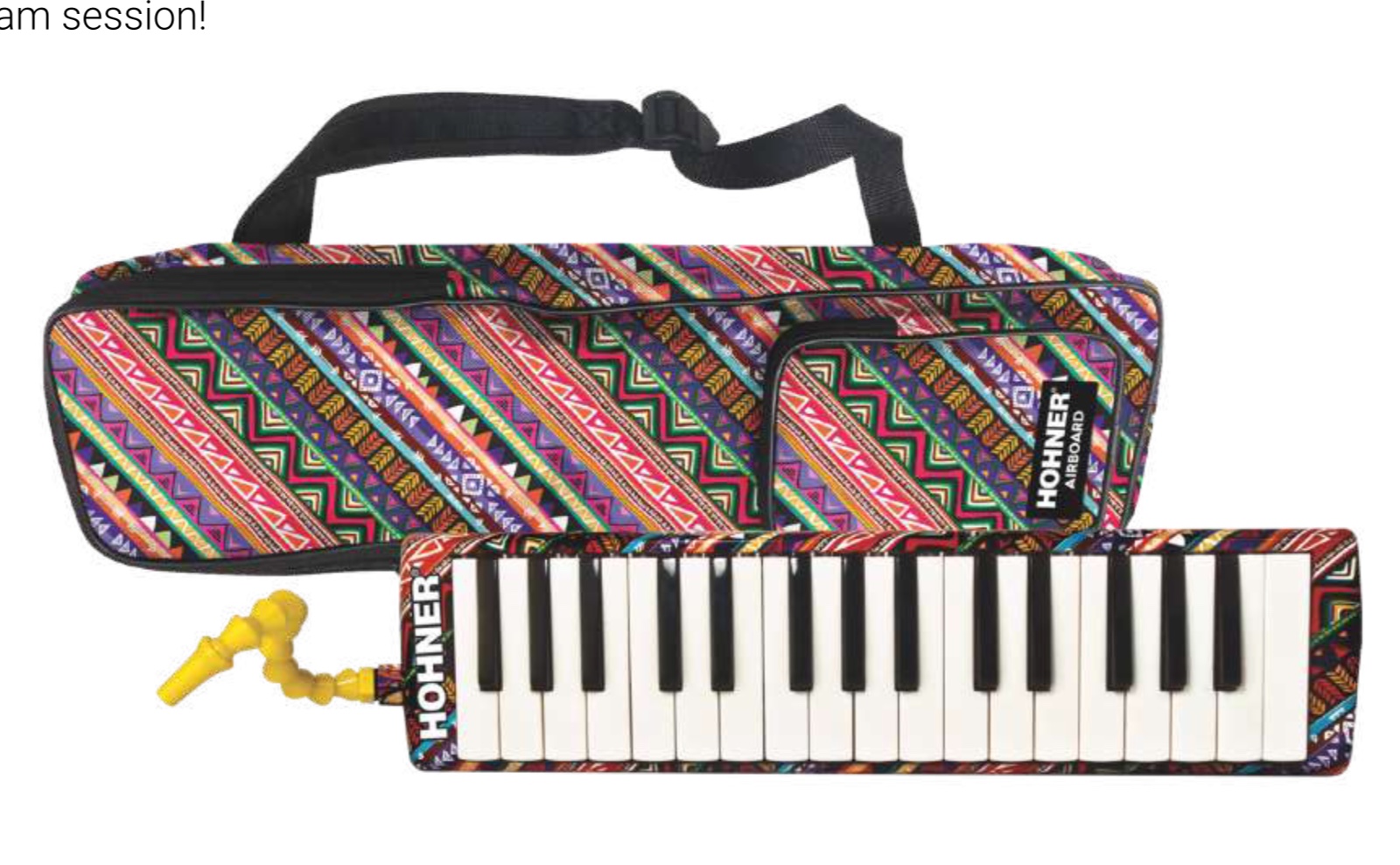 Hohner Airboard 32 Melodika 32 Tuş Aztek Desen