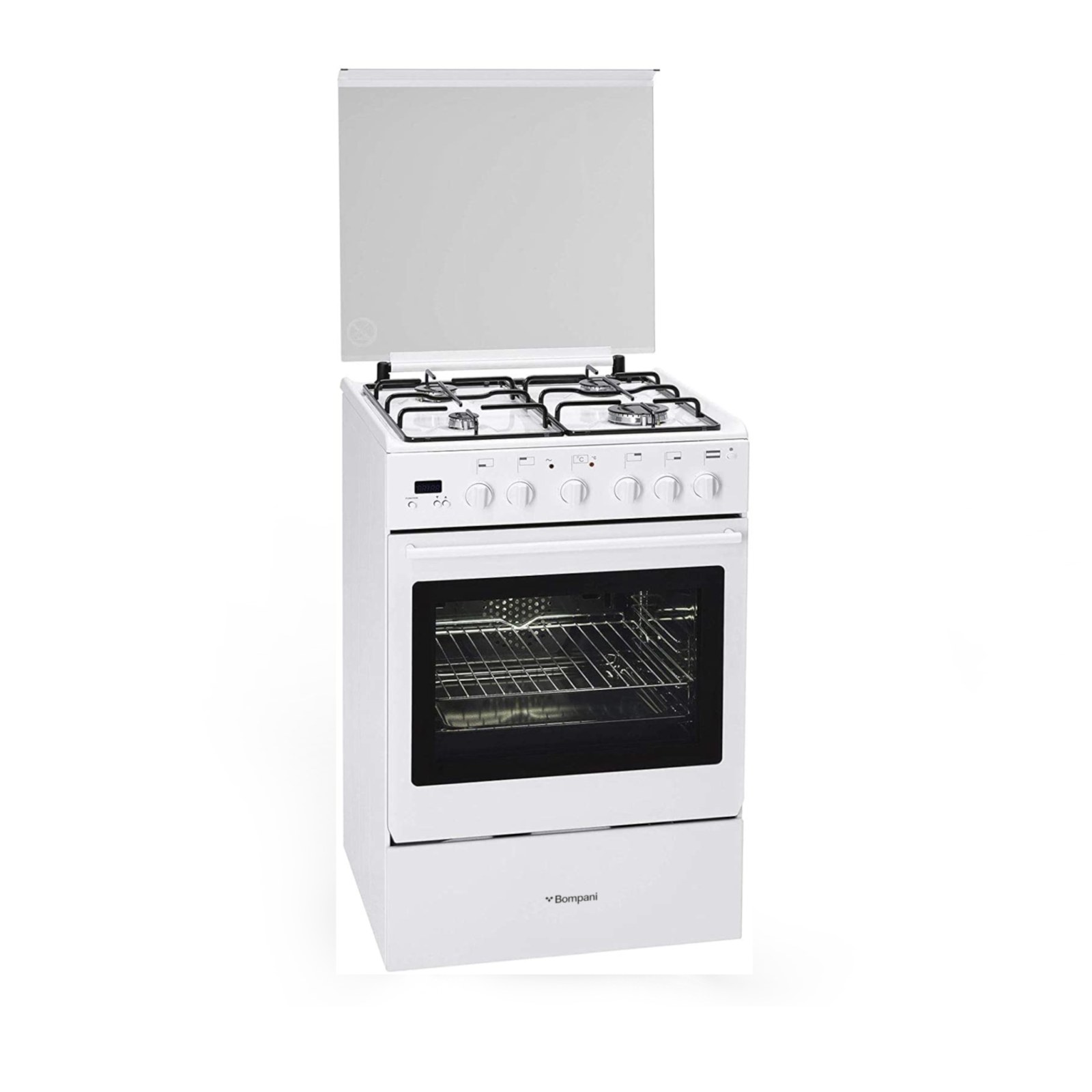 Bompani BO740WC 55 cm White Gas Hob Electric Cooker
