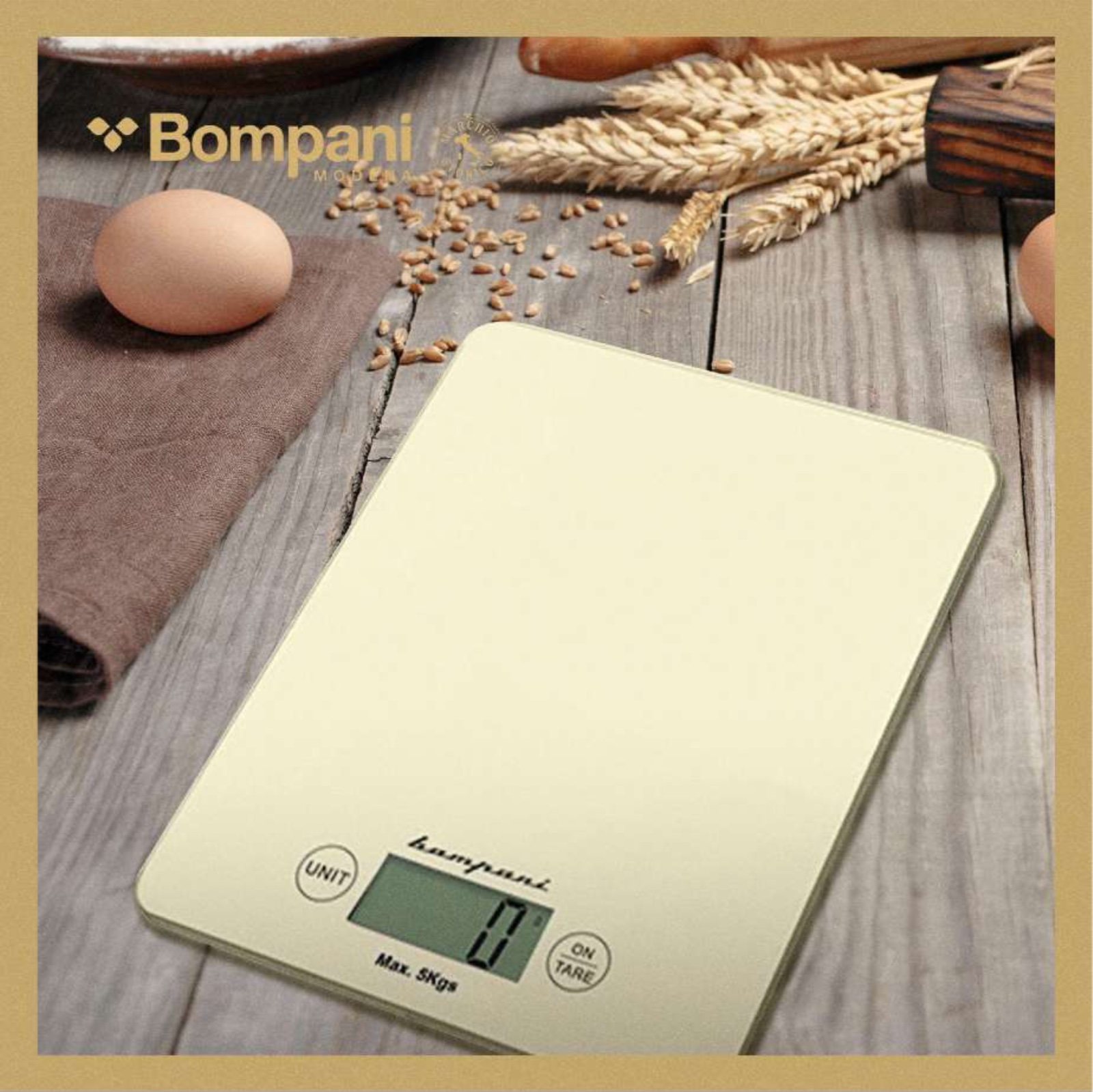Bompani Bilancia Digitale Mutfak Tartısı 5 kg Turuncu