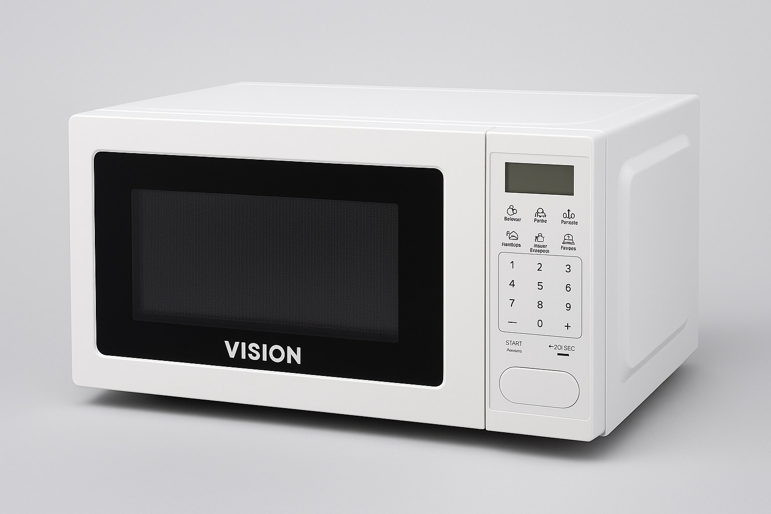 Vision VSN-DGTL20L-V5 20 L Beyaz Mikrodalga Fırın