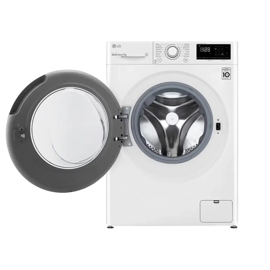 LG F2WV3S7N3E 7 kg White Slim Washing Machine