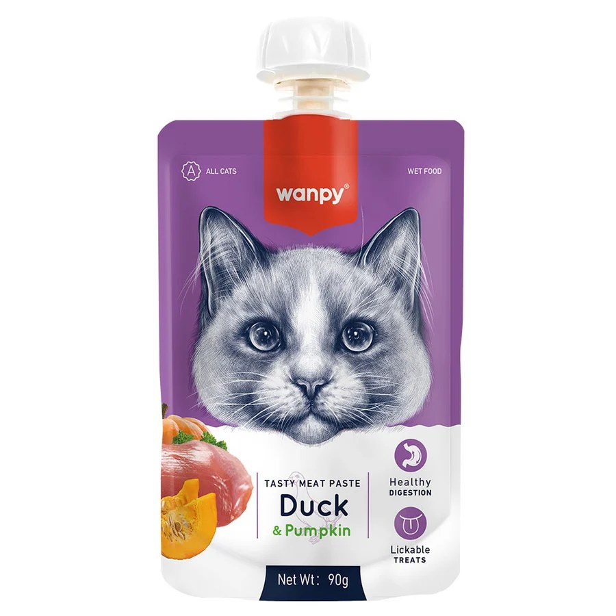 Wanpy Duck and Pumpkin Wet Cat Food 90 g