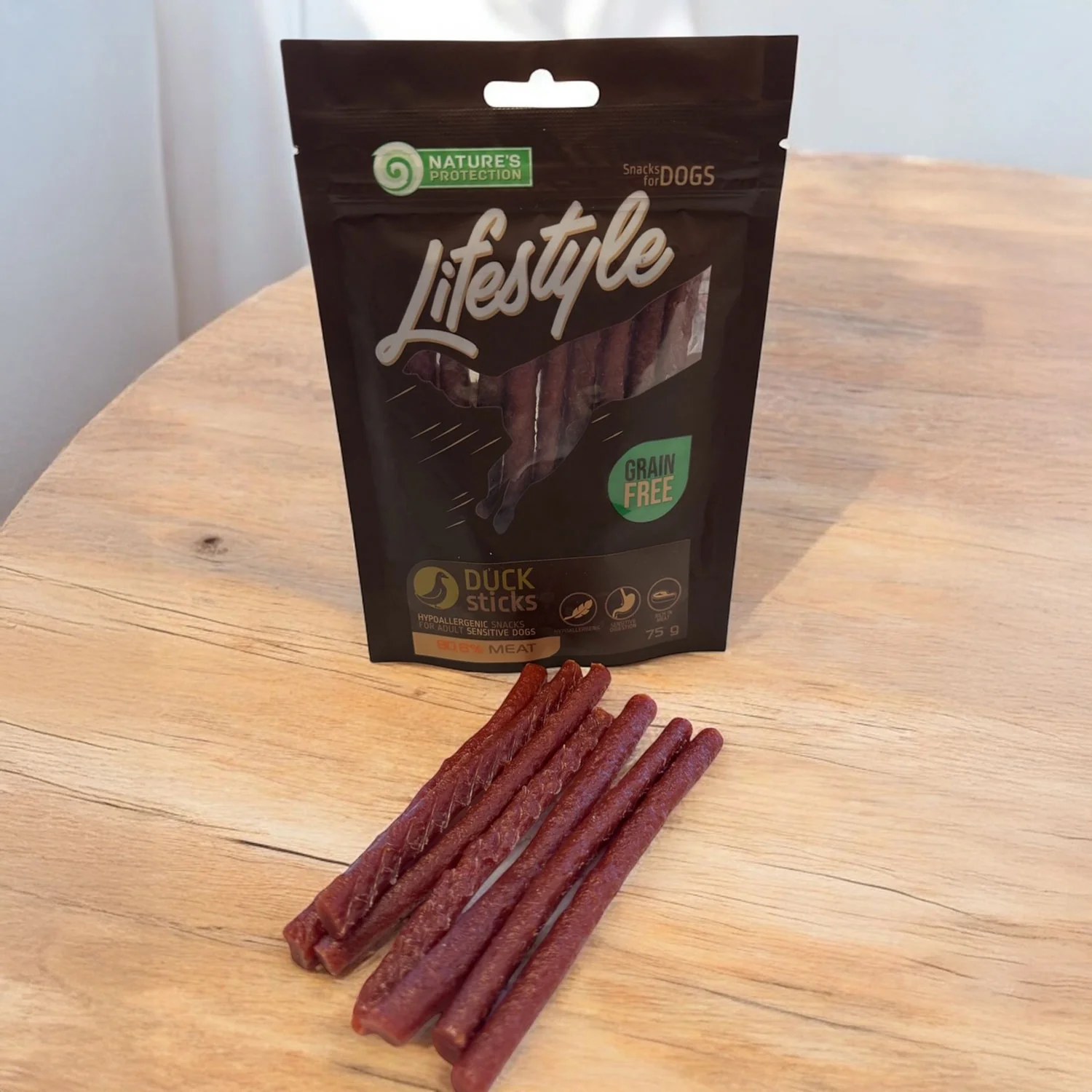 Nature's Protection Lifestyle snack for dogs duck sticks