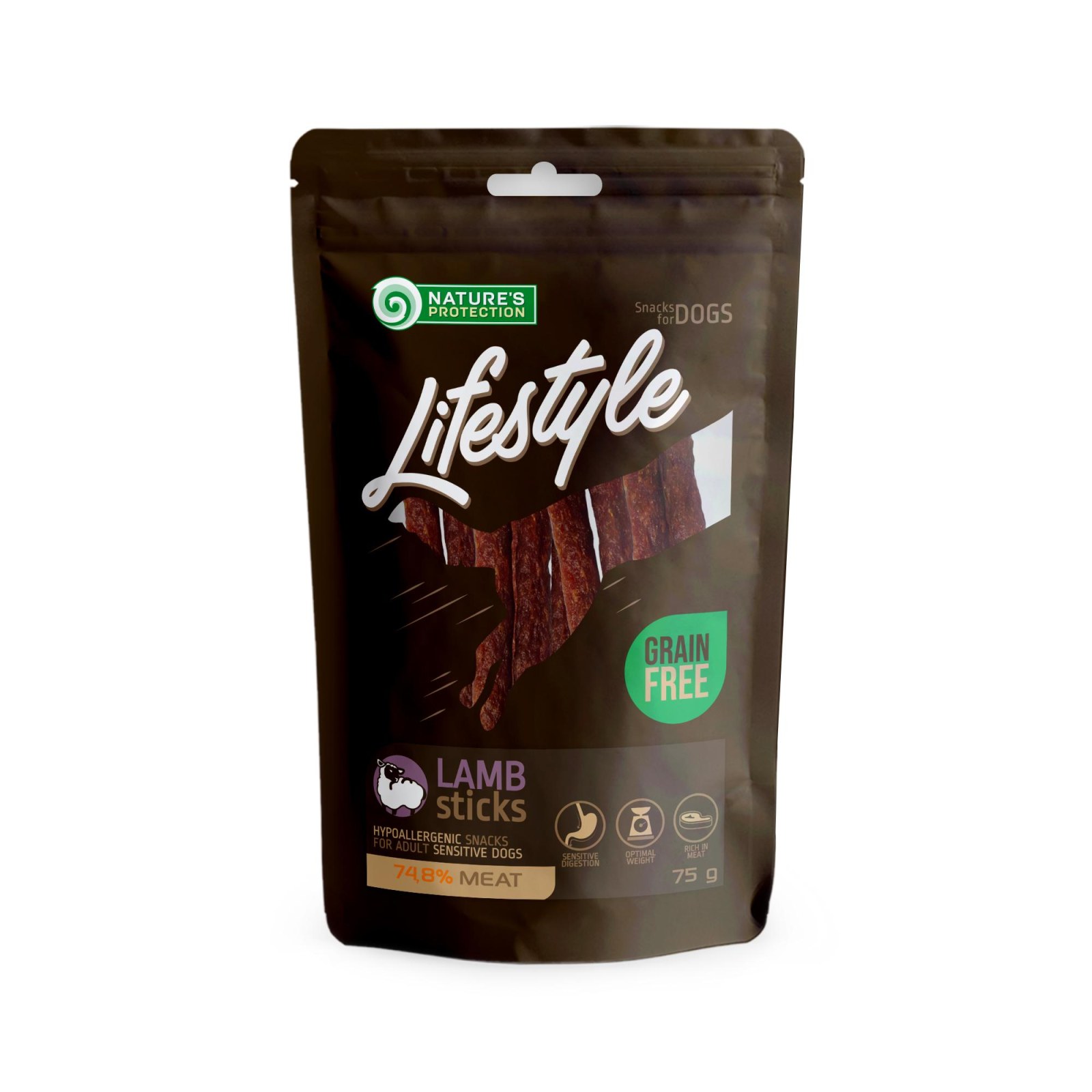 Nature's Protection Lifestyle snack for dogs lamb sticks