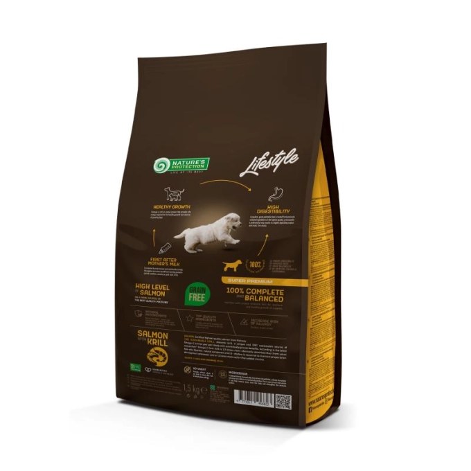 Nature's Protection Lifestyle Tahılsız Somonlu Yavru Köpek Maması