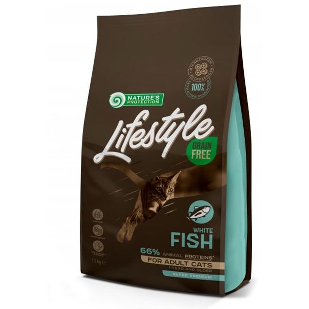 Nature's Protection Lifestyle Grain Free Healthy Motion White Fish Pet Food