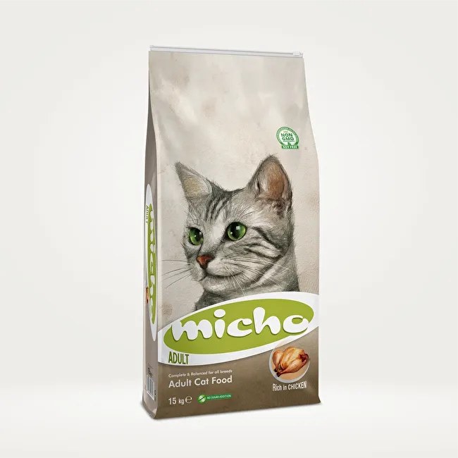 Micho Premium сухой корм для кошек с курицей, 15 кг
