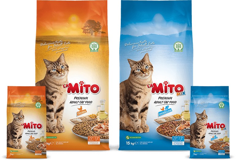 Lamito Premium COLOUR CAT (Chicken & Fish), сухой корм для кошек, 15 кг