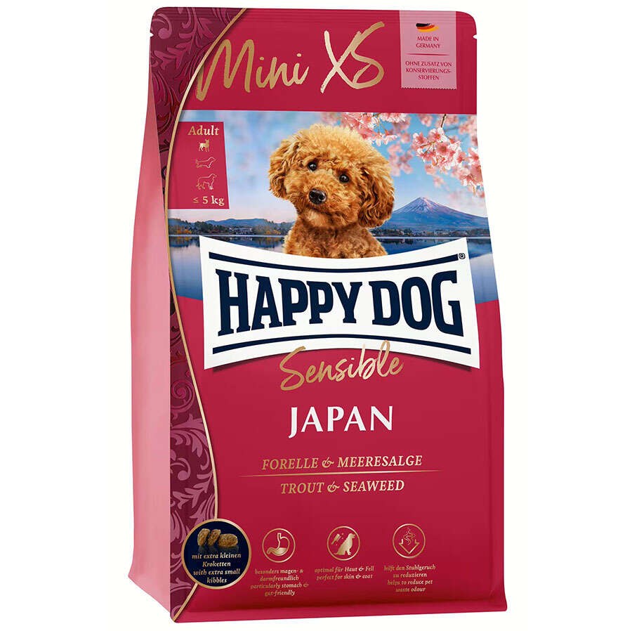 HappyDog Mini XS Japan 1,3 kg Küçük Irk Köpek Maması