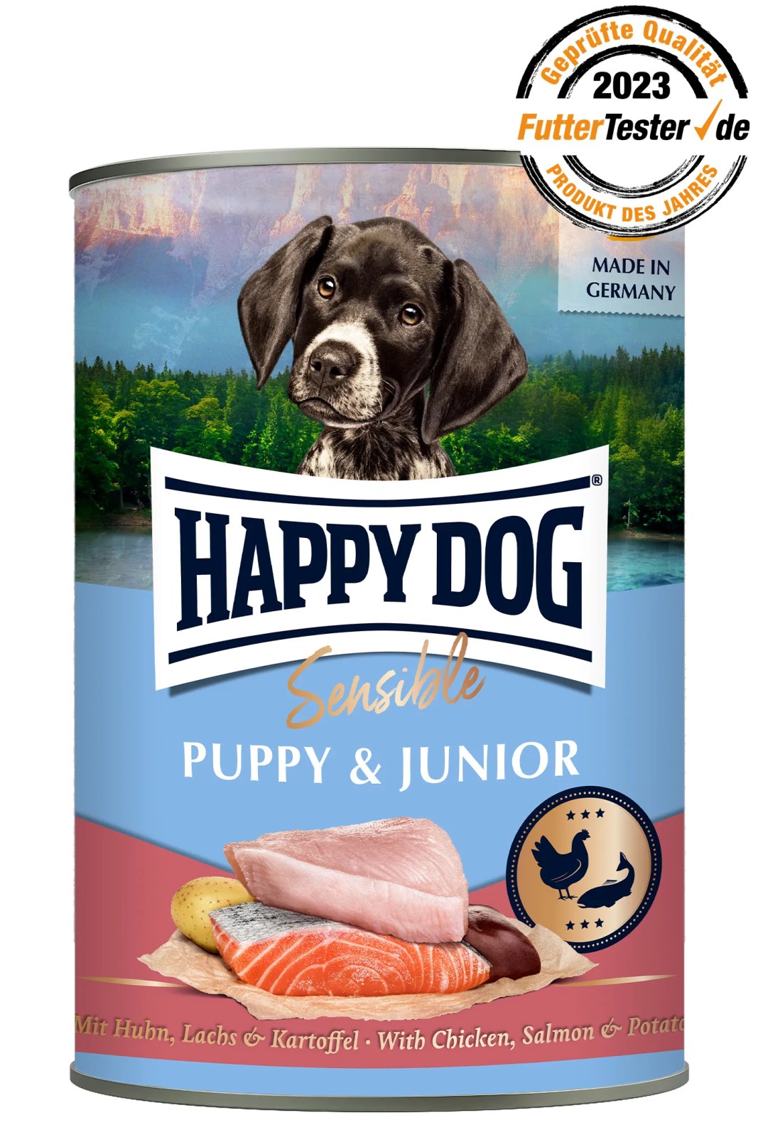 Happy Dog Sensible Pure Puppy Salmon Wet Dog Food 400 g