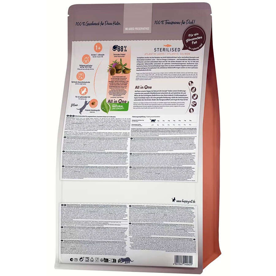 Sterilised Atlantik Lachs Salmon Cat Food