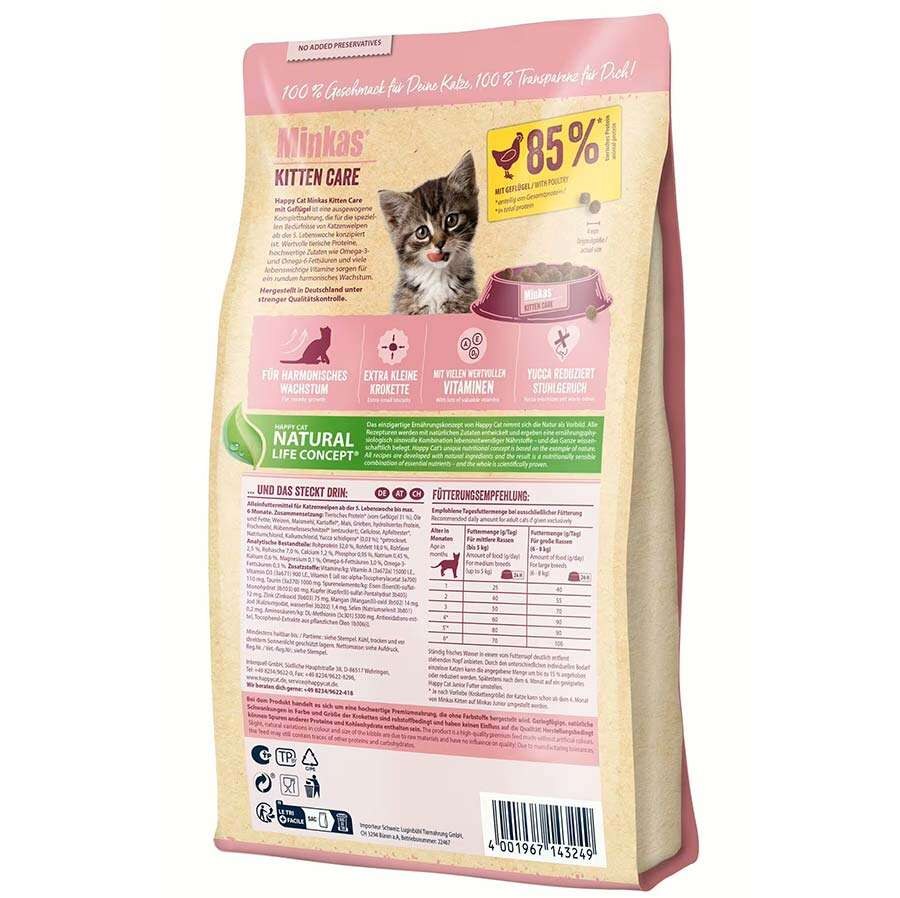 Minkas Kitten Cat Food