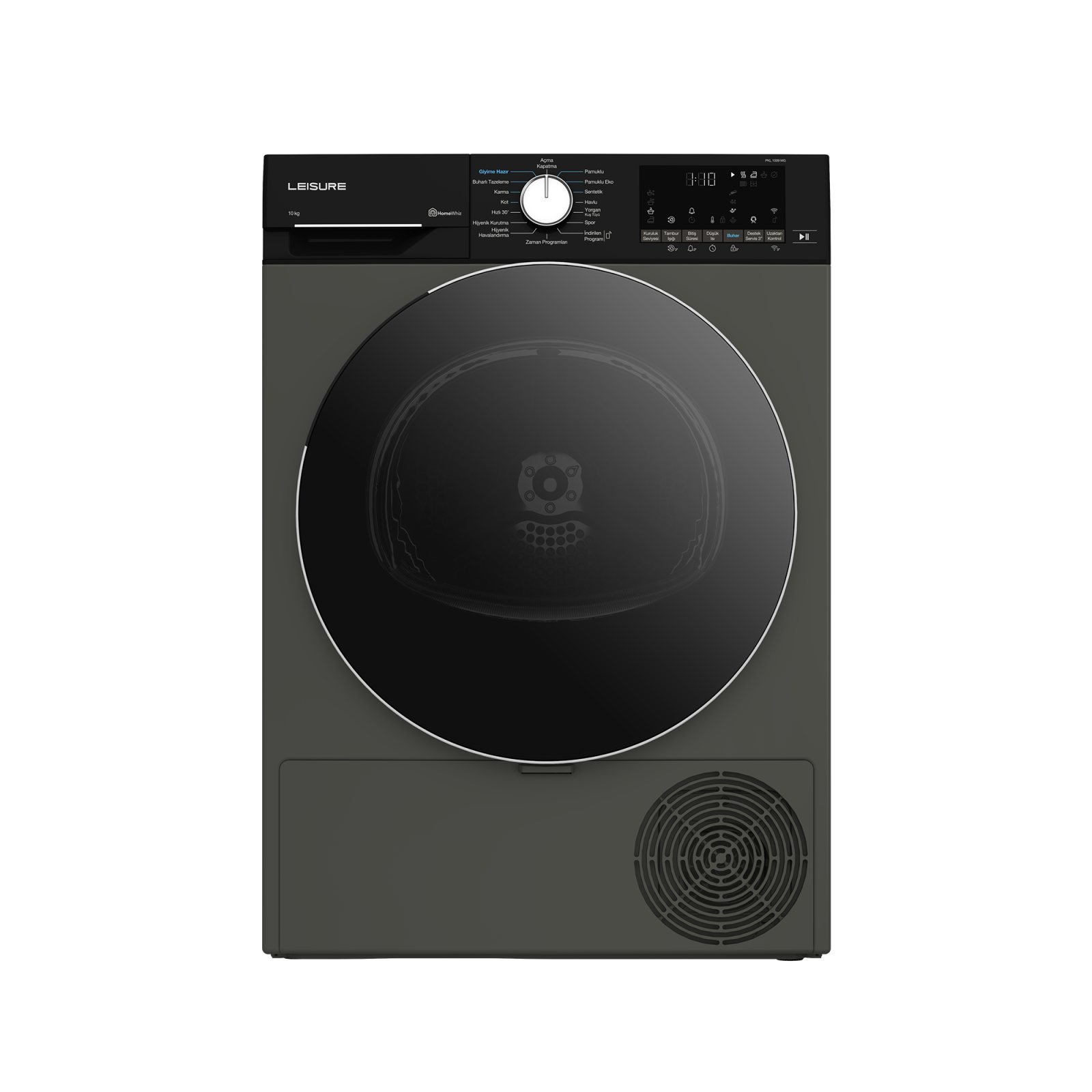 Leisure PKL 1009 MG, сушильная машина с тепловым насосом, 10 кг, Manhattan Gray