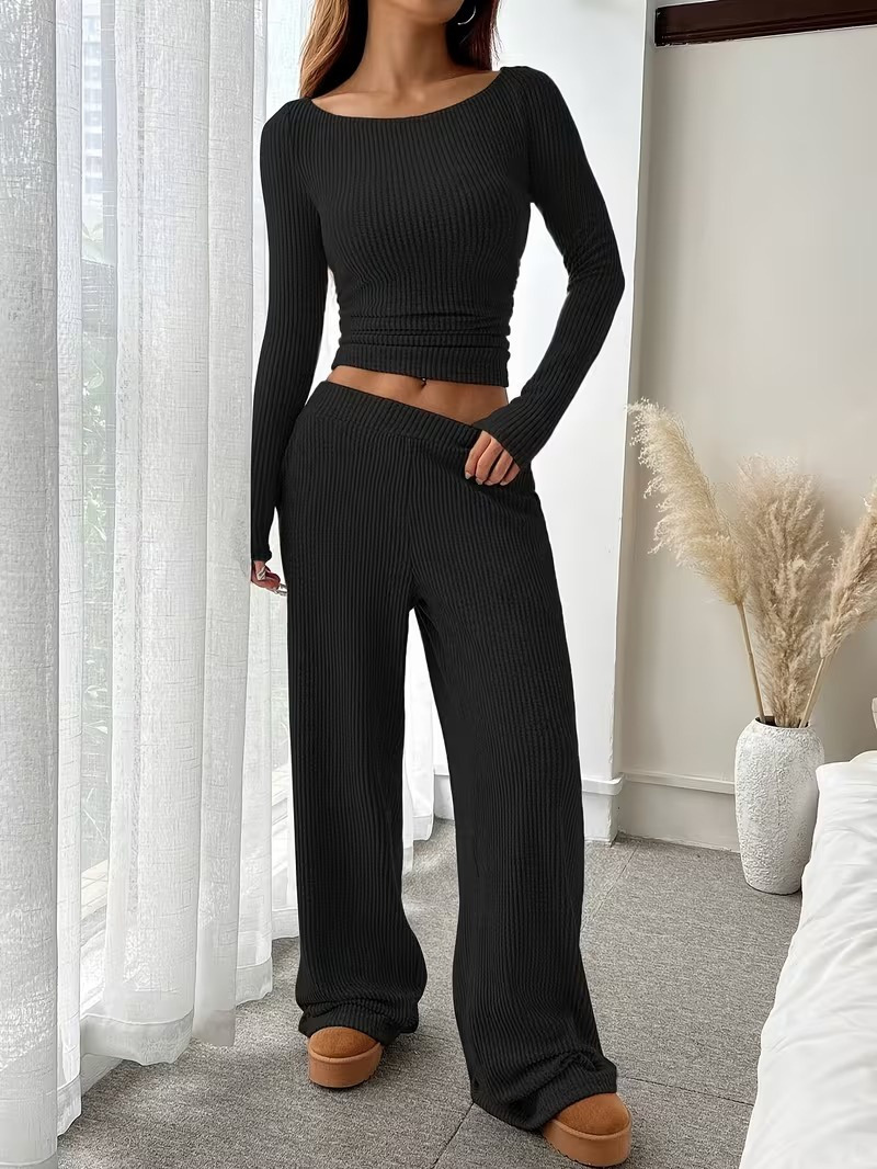 Girince 195312 Women's Long-Sleeve Top and Trousers Set