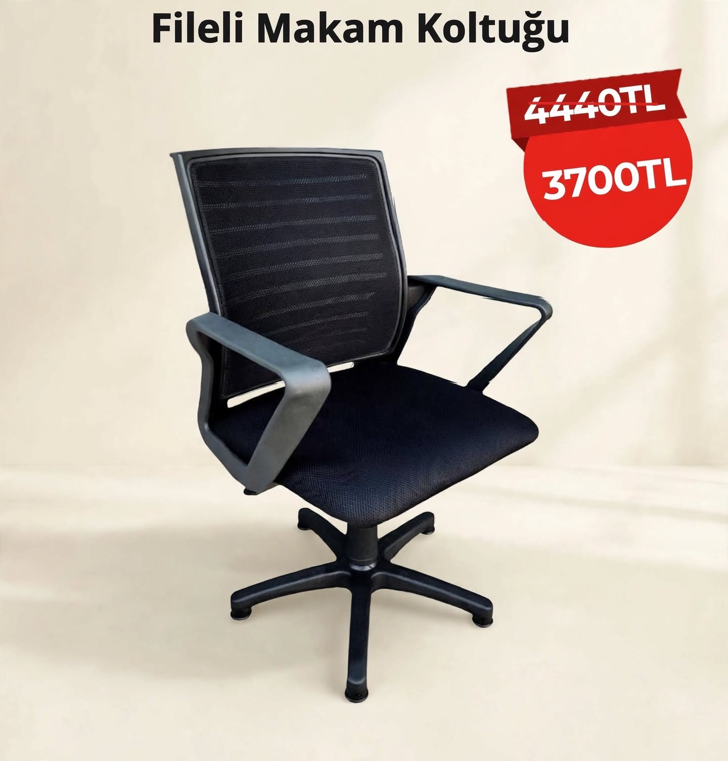 Mesh-Back Executive Office Chair