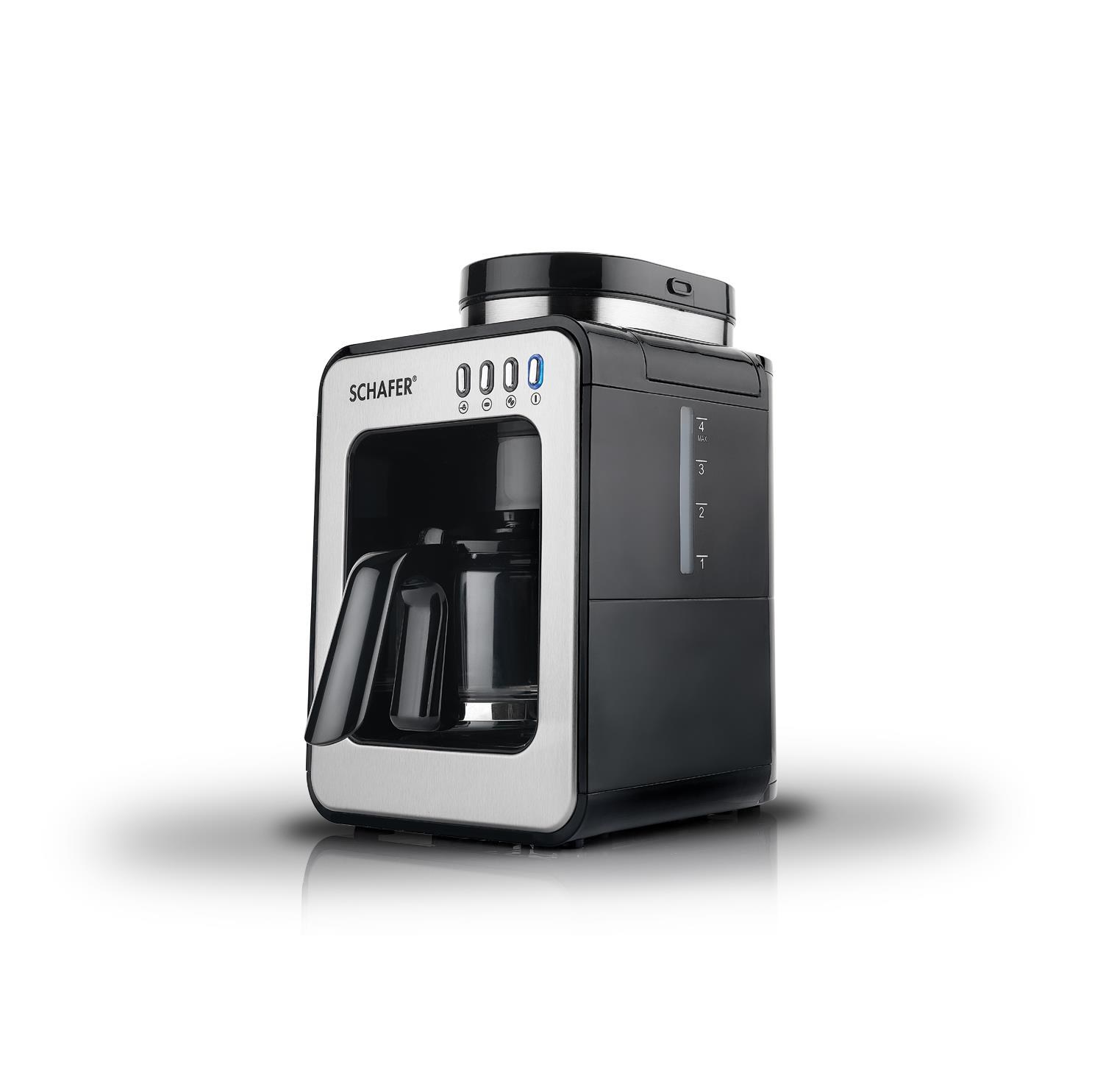 Schafer Barista 2-Piece Coffee Machine, Black