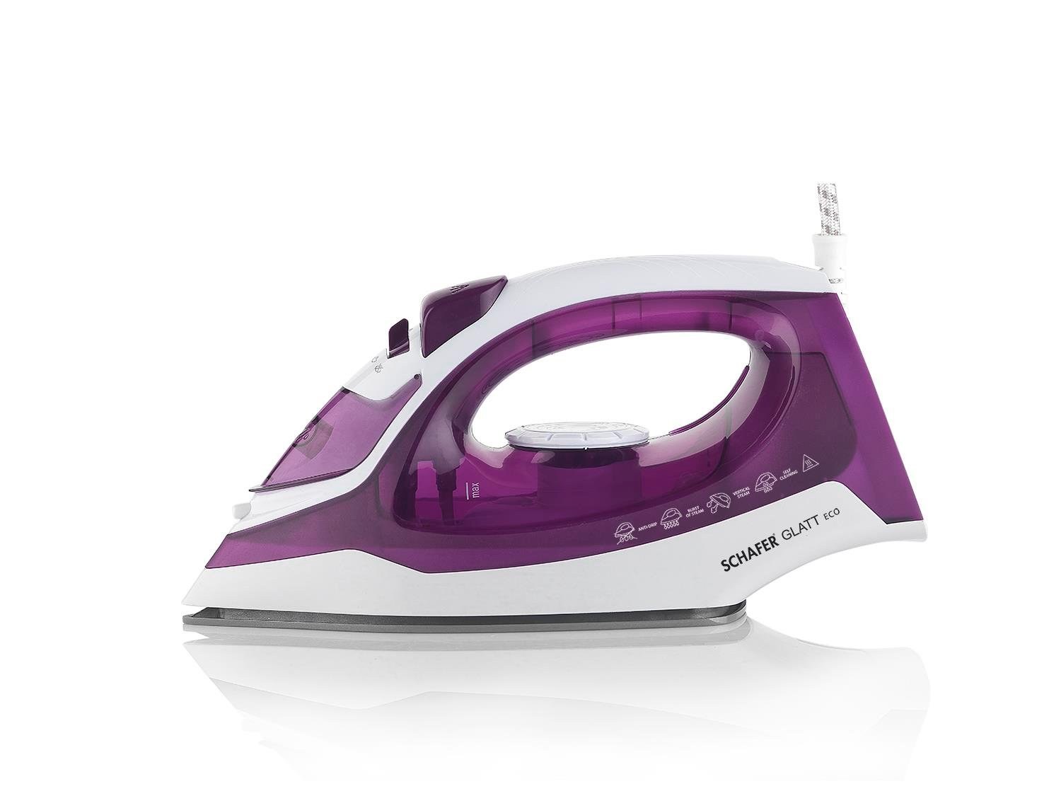 Schafer Glatt Eco паровой утюг, фиолетовый, 2S266-25024-MOR01
