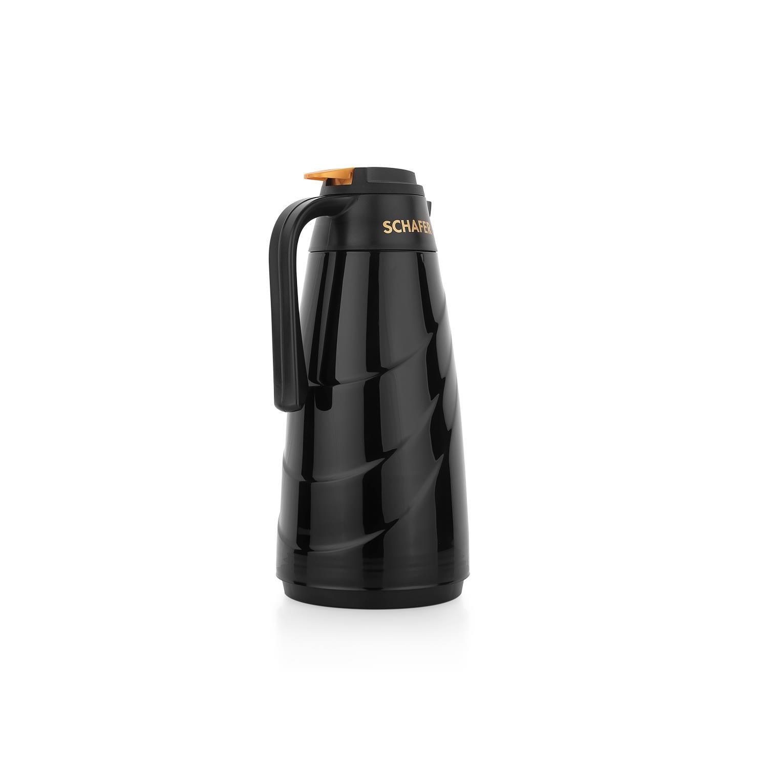 Schafer Kitchenhouse Mimoza Cam Termos 1,5 L Siyah/Gold