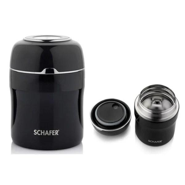 Schafer Iron Man Termos 500 ml Siyah