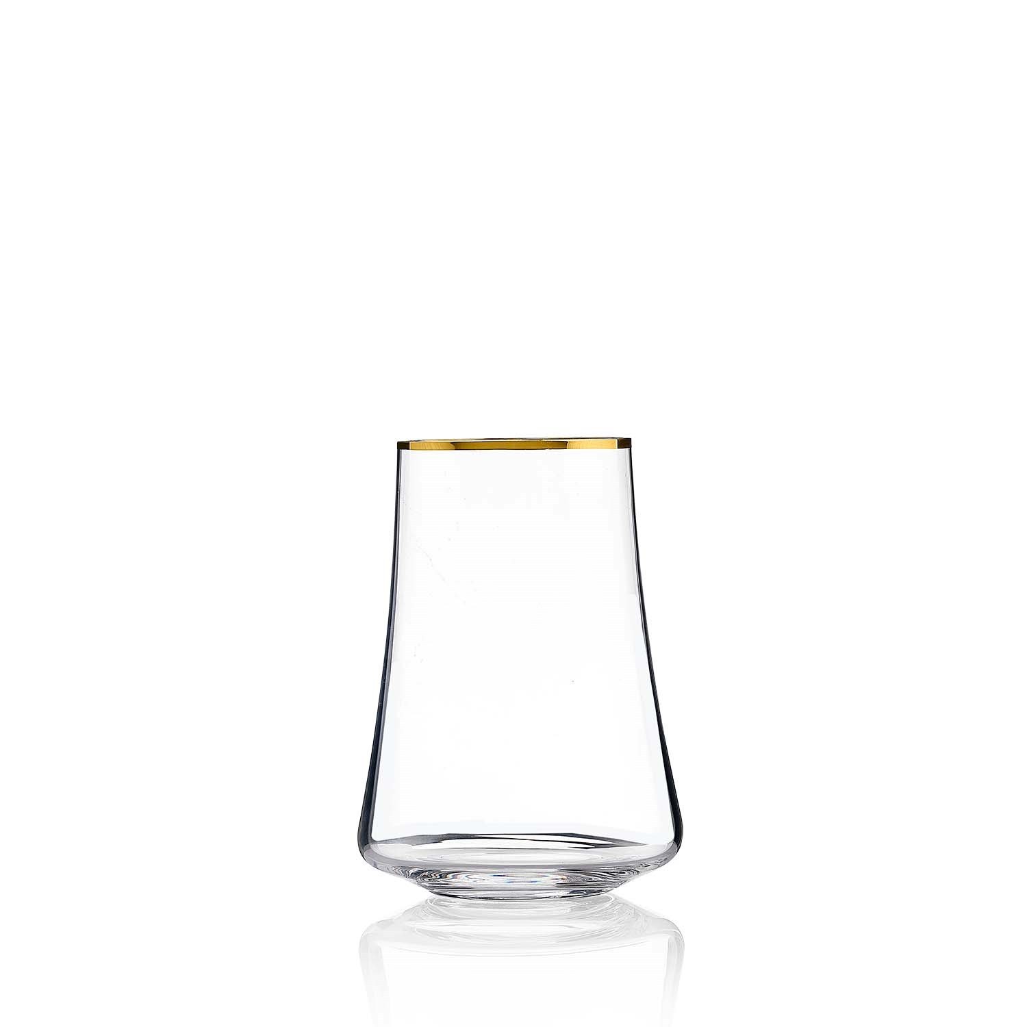 Schafer Xtra 6-Piece Gold Beverage Glass Set