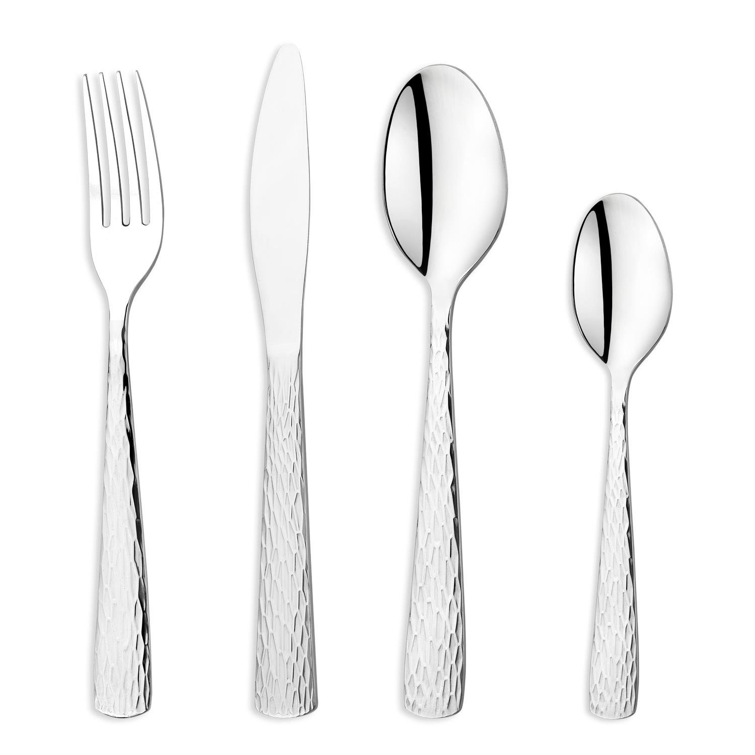 Schafer Sheen 24-Piece Silver Cutlery Set 1S6452-11001-GUM23