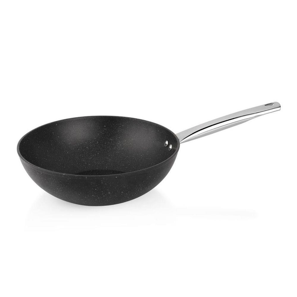 Schafer Black Stone 28 cm Wok Tava Siyah