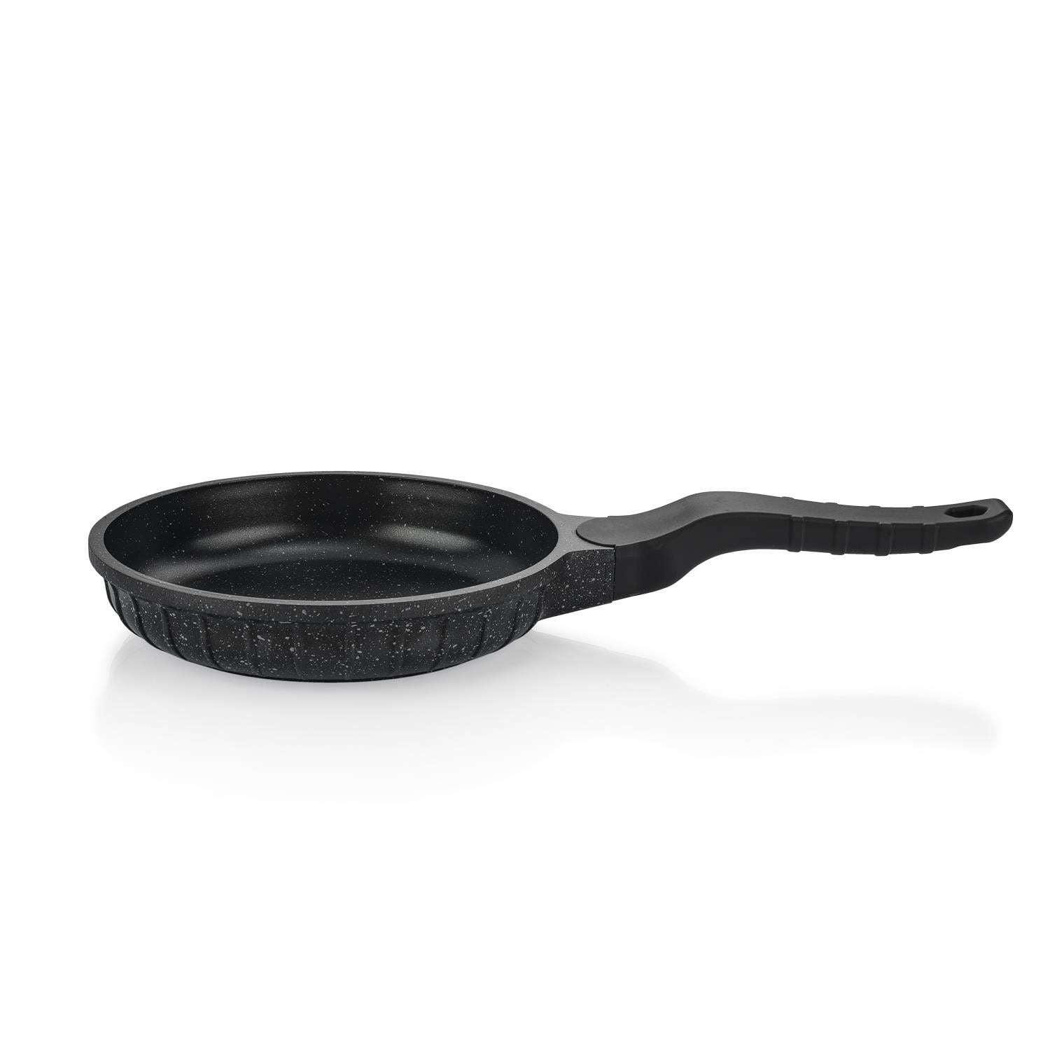 Schafer Famos XL 20+28 cm 2-Piece Cast Iron Pan Set, Grey