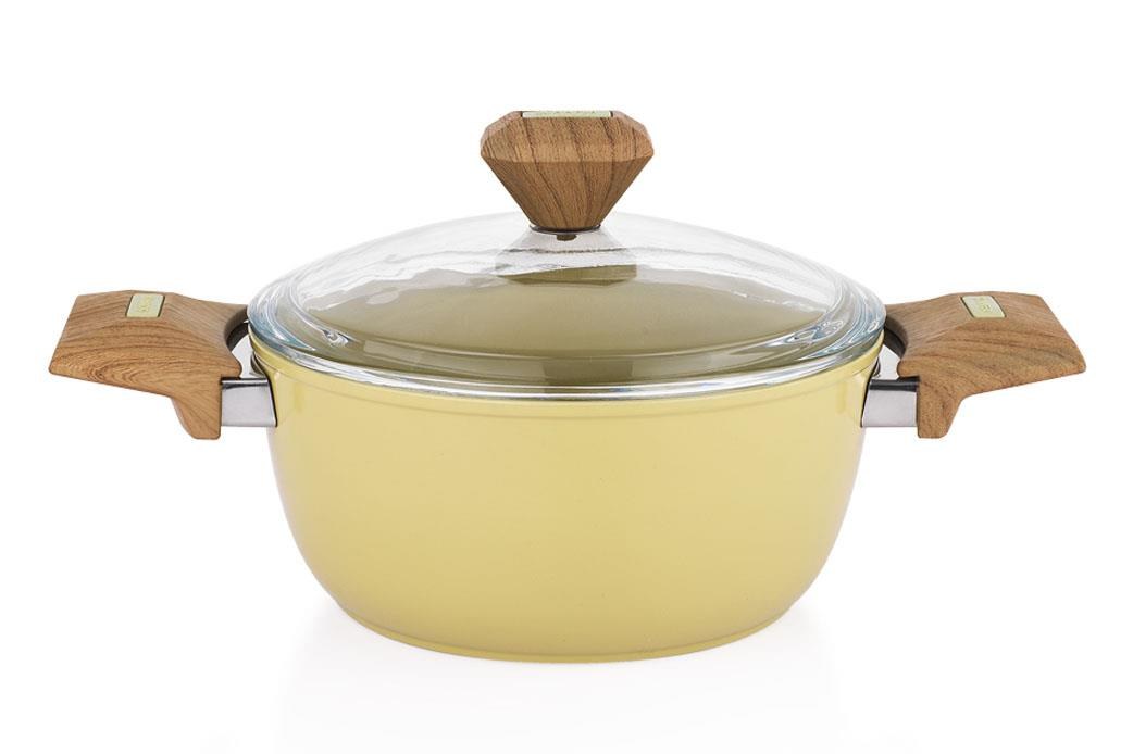 Schafer Fiesta Seramik Derin Tencere 20 cm Yeşil