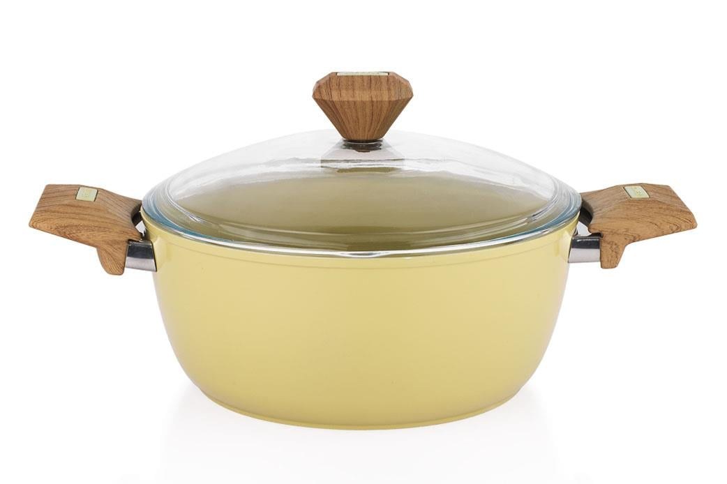 Schafer Fiesta Seramik Derin Tencere 24 cm Yeşil