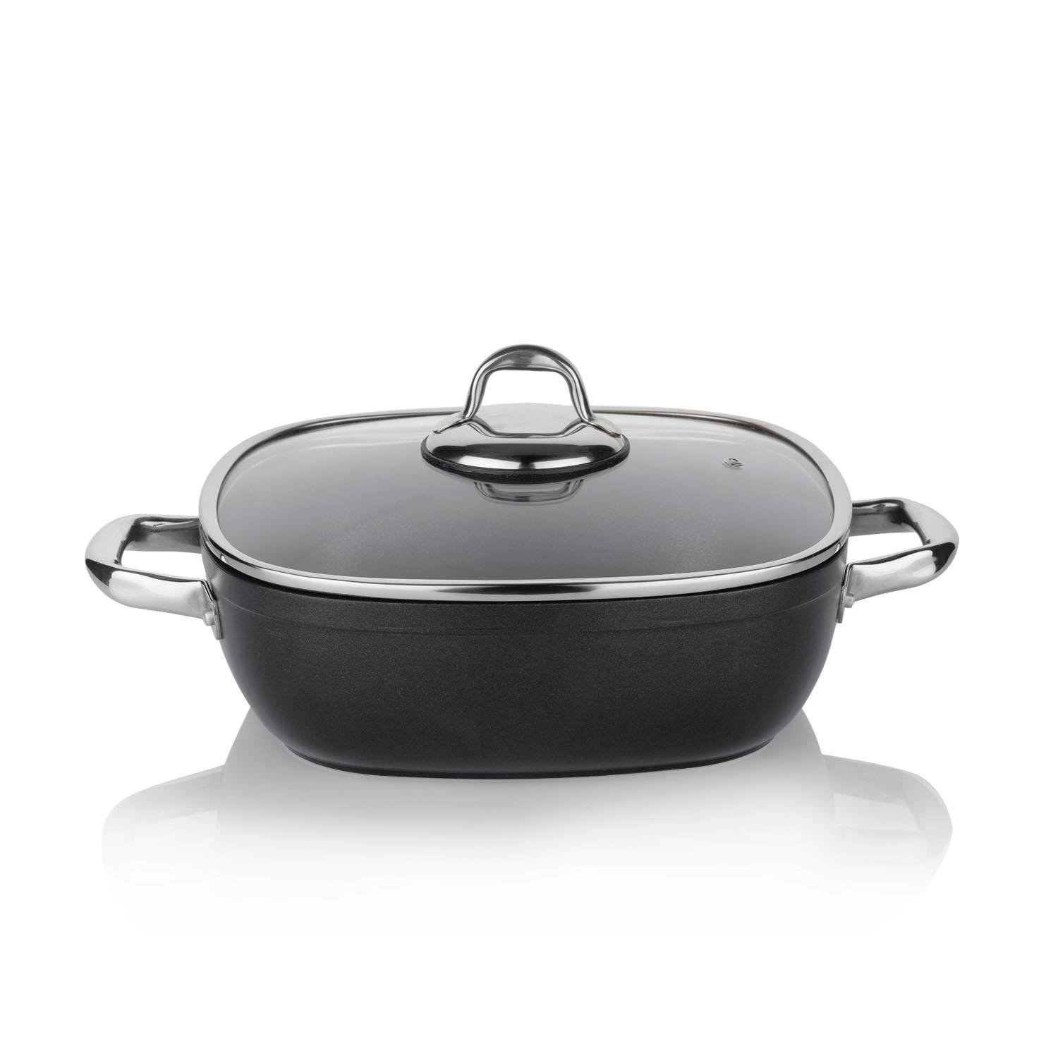 Schafer Gastronomie Master 28 cm Granit Basık Tencere