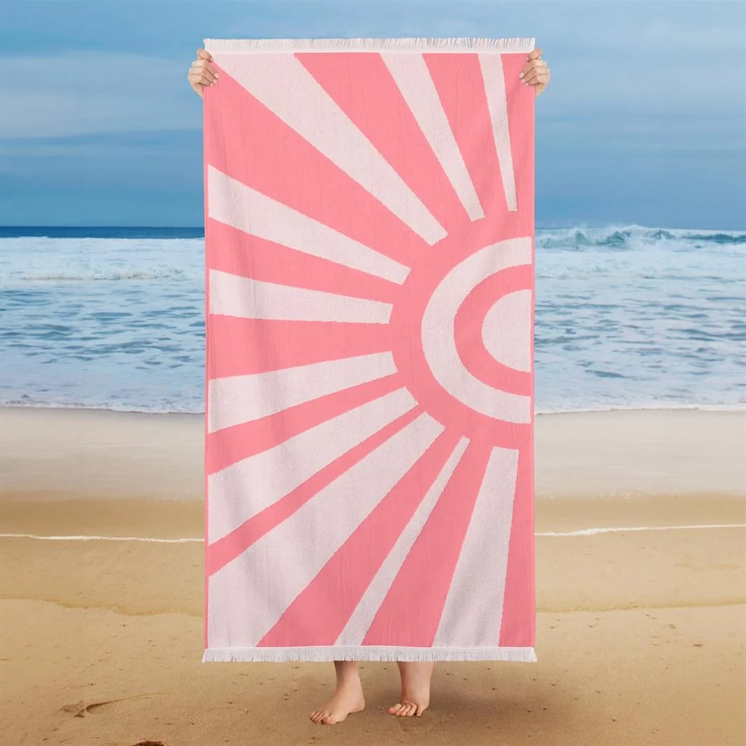Schafer Home Sun Plaj Havlusu 75x150 cm Pembe