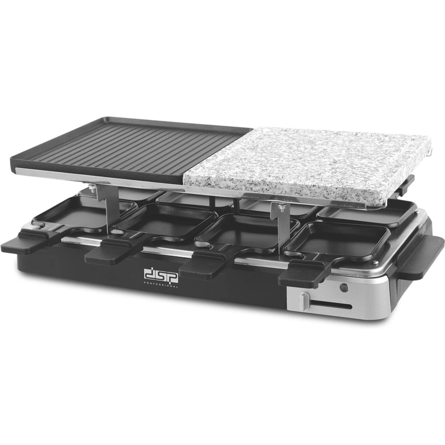 DSP Professional DSP-KB1084 гриль раклет 1400 Вт, серый