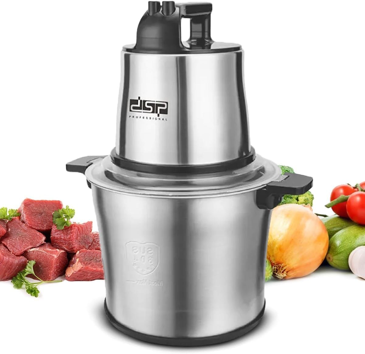 DSP KM4090 Çelik Doğrayıcı 10 L 1400 W