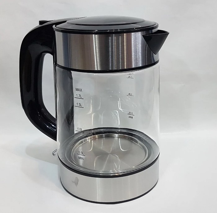 DSP Professional DSP-KK1119 стеклянный электрочайник 1,7 л, 2200 Вт
