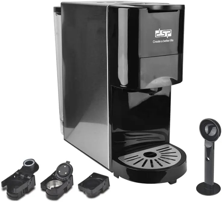 DSP Professional DSP-KA3046 Capsule and Espresso Coffee Machine, 0.8 L, 1450 W