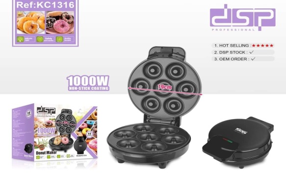 DSP KC1316 Donut Makinesi 1000 W