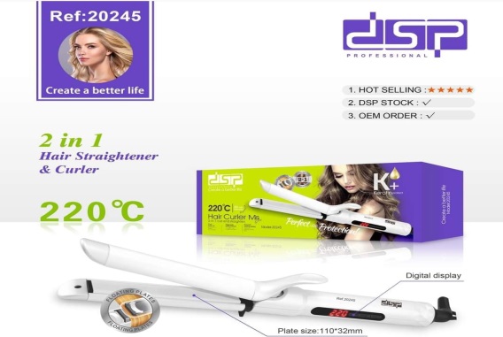 DSP 20245 Saç Düzleştirici ve Şekillendirici 30 W 220 °C