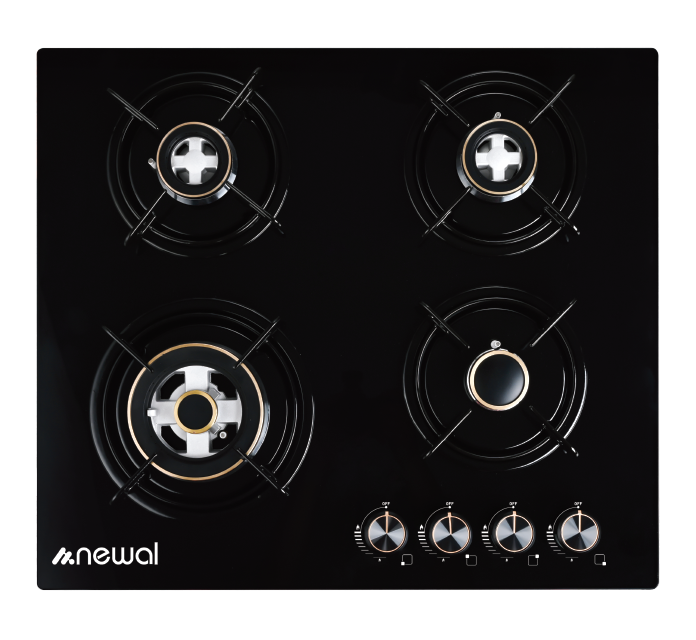 Newal HOB648/2 Black Glass Built-In Hob