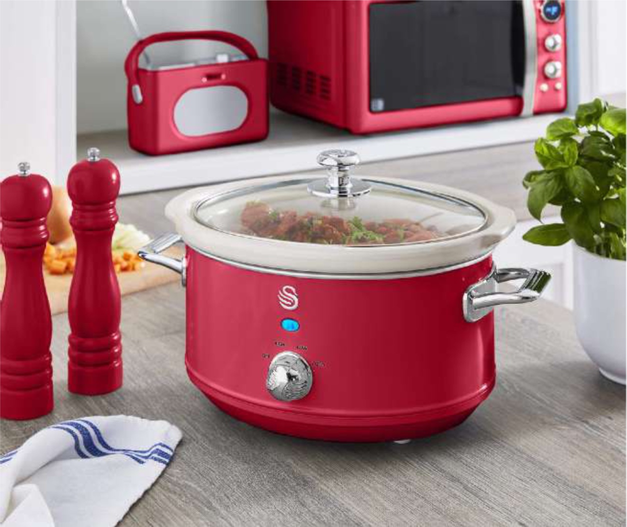 Swan SF17021 Retro 3.5 L 200 W Slow Cooker