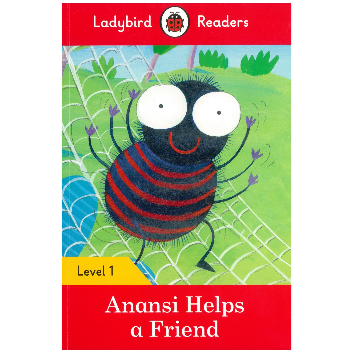 Penguin Ladybird Readers Level 1 Anansi Helps a Friend İngilizce Seviye Okuma Kitabı