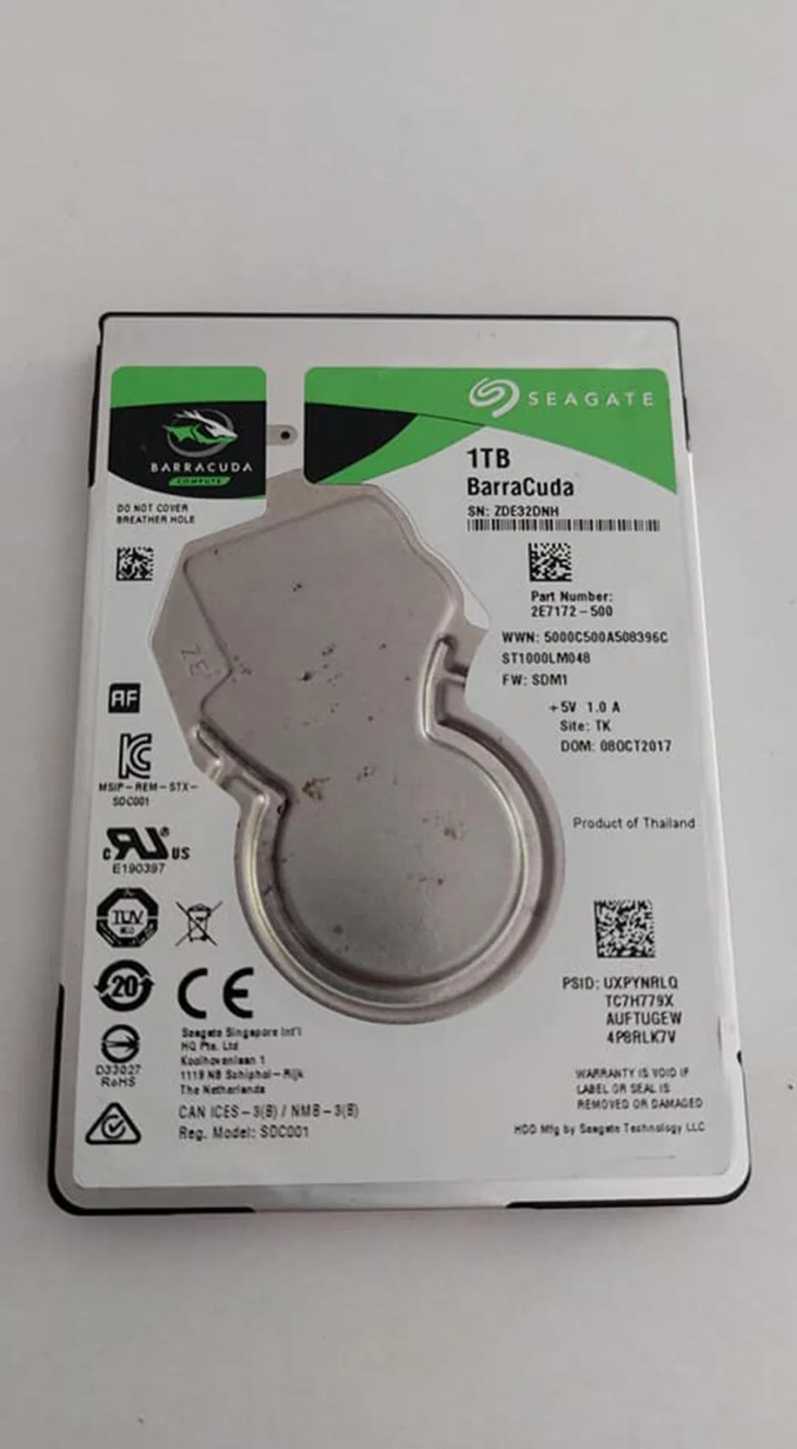 Seagate Barracuda ST1000LM048 2.5-inch 1TB Internal Hard Drive