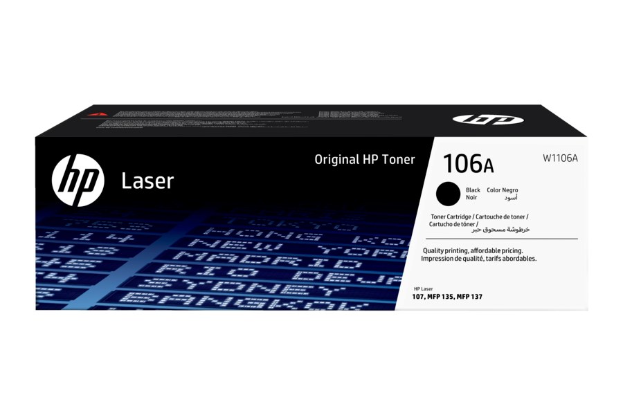 HP 106A W1106A Black Toner Cartridge