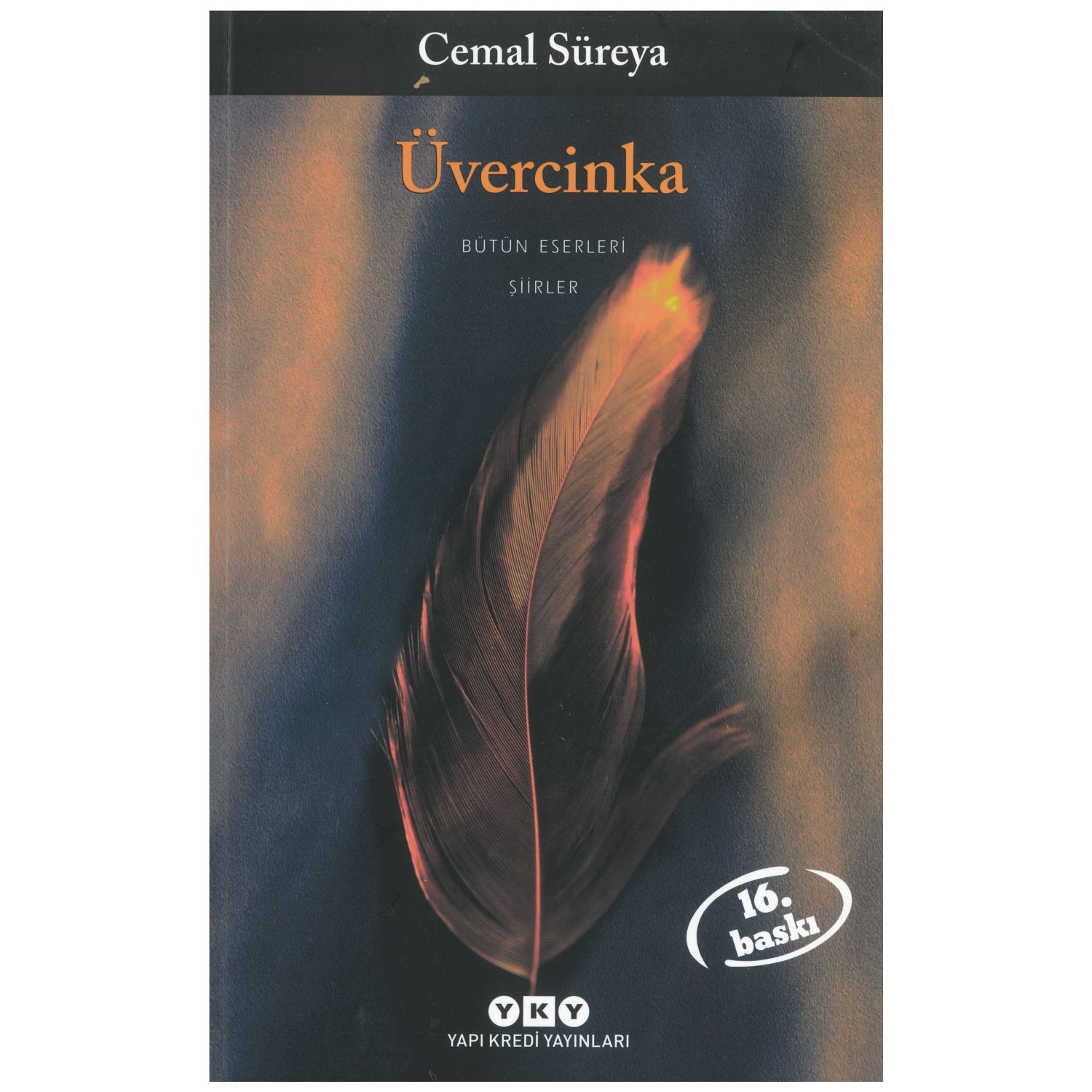 Yapı Kredi Yayınları Üvercinka — книга стихов, мягкая обложка