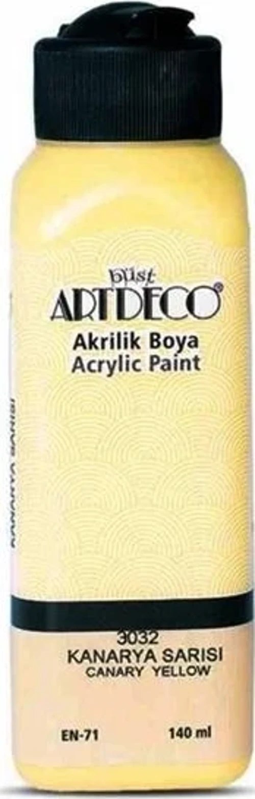 Artdeco Klasik Akrilik Boya 140 ml Kanarya Sarısı