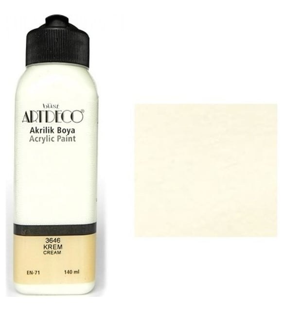 Artdeco Klasik Akrilik Boya 140 ml Krem