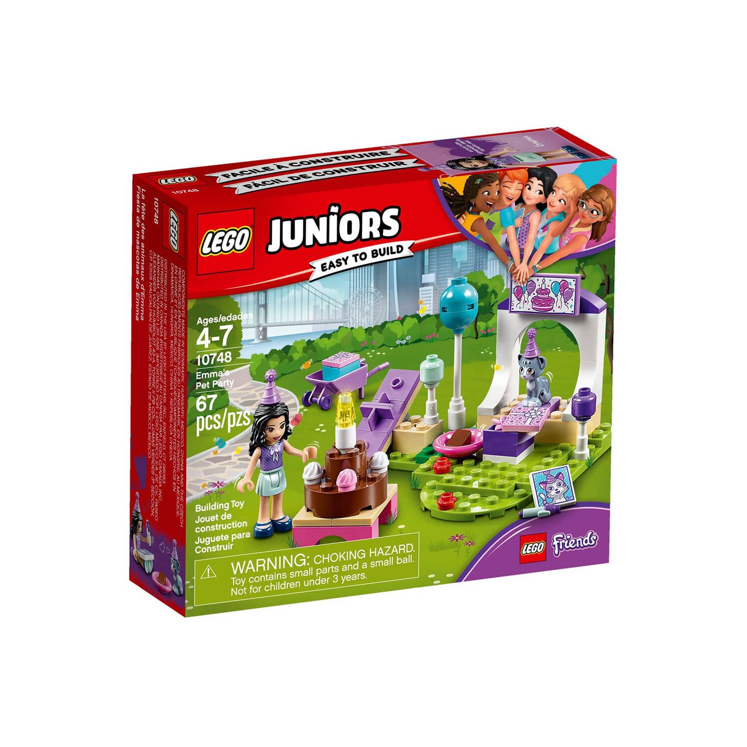 LEGO Juniors 10748 Building Toy Set, 67 Pieces, Ages 4+